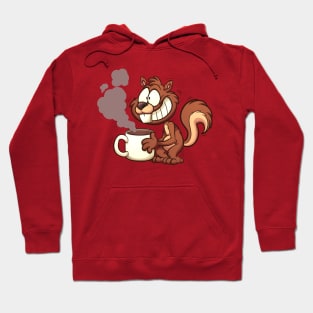 Caffeinated squirrel Hoodie